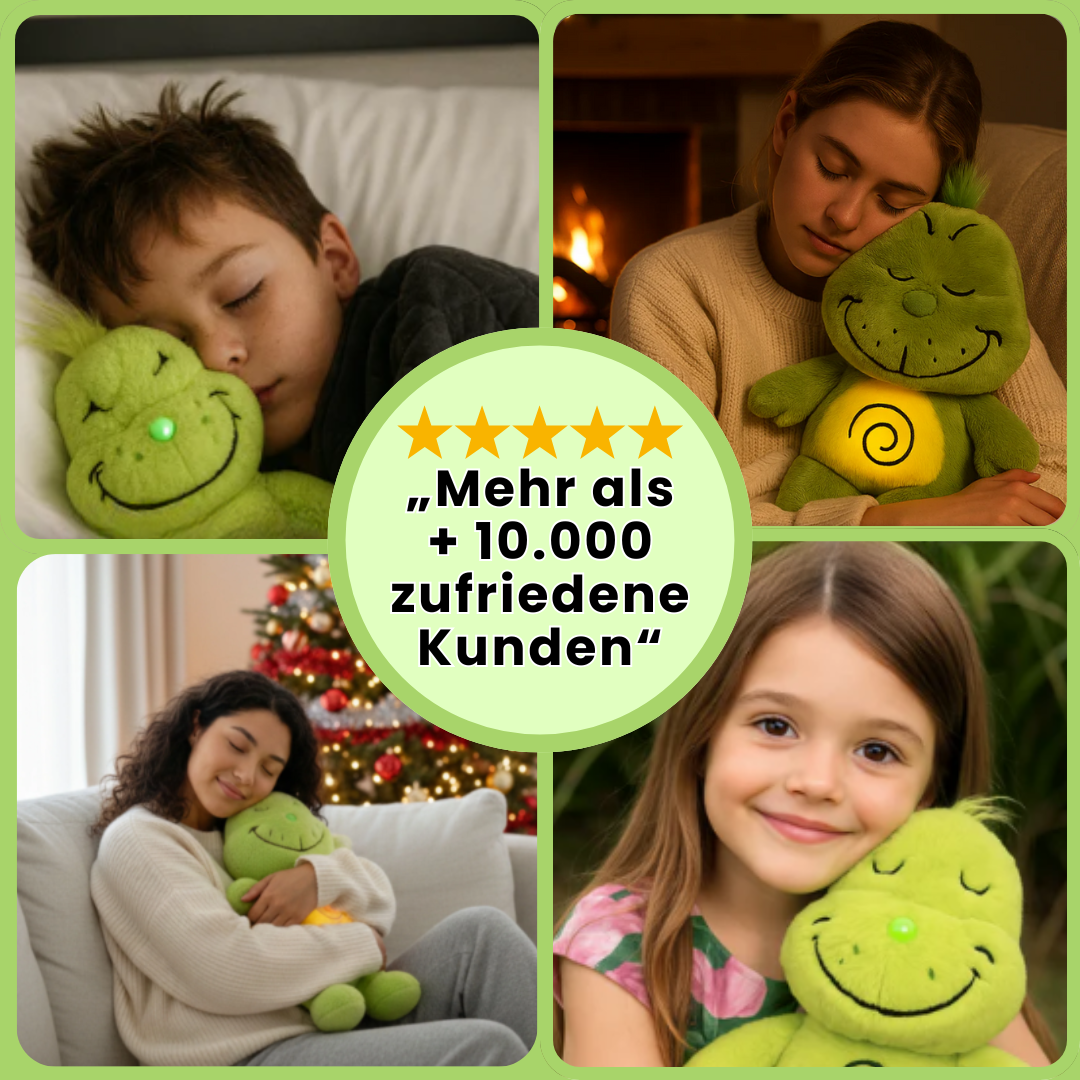 CozyGrun™ – Dein atmendes Anti-Stress Plüschtier
