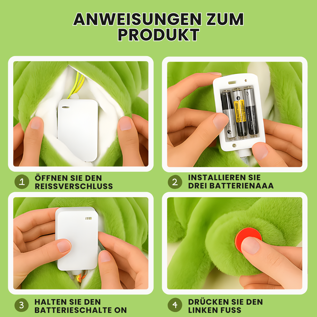 CozyGrun™ – Dein atmendes Anti-Stress Plüschtier